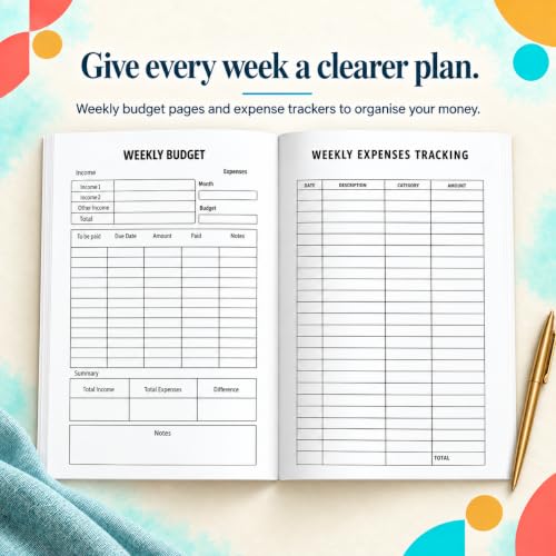 Your Financial Planner and Journal (205 Pages) | Budgeting, Saving, Investing, Debt Tracking, and Money Mindset Tool for Beginners: Learn Money Basics. Plan Simply. One Step at a Time