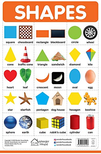 Shapes - My First Early Learning Wall Chart: For Preschool, Kindergarten, Nursery And Homeschooling book cover