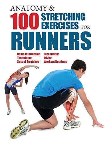 Anatomy and 100 Stretching Exercises for Runners book cover