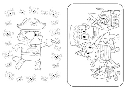 Bluey: Hooray It’s Halloween!: A Halloween colouring book