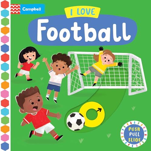 Busy Books: I Love Football:A Push, Pull, Slide Book (Campbell Busy Books)