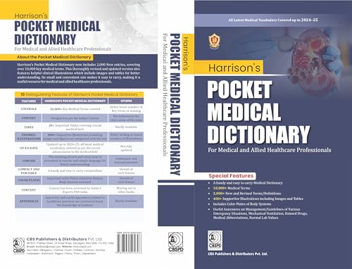 HARRISON'S POCKET MEDICAL DICTIONARY FOR MEDICAL AND ALLIED HEALTHCARE PROFESSIONALS (PB 2025)