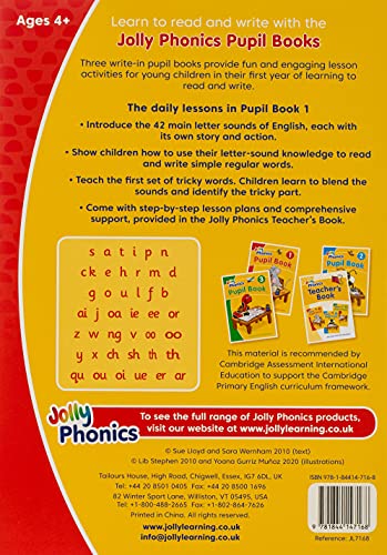 Jolly Phonics Pupil Book 1 (colour edition) NEW EDITION