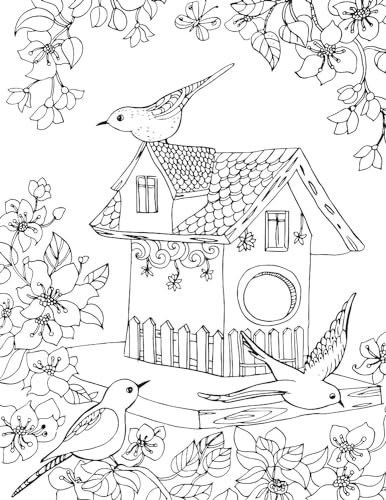 Countryside Adult Colouring Book for Adults | Beautiful Rural Landscapes, Scenic Villages & Nature Designs to Spark Creativity, Boost Focus, Relieve Stress & Promote Inner Peace