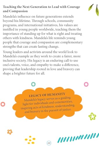 Nelson Mandela Biography for Kids Age 6–12 Years – Inspiring Illustrated Biography Book from Icons of Inspiration Series | Learn About Justice, Peace & Leadership