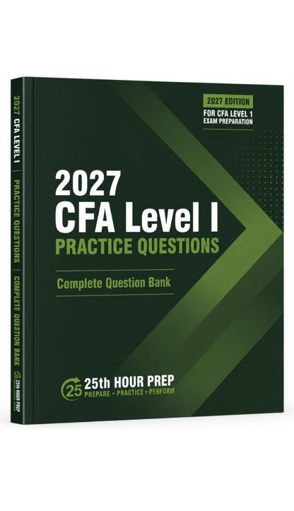 2027 CFA Level 1 Study Guide & Practice Books | KPLN SCHW Study Notes | Full Syllabus Coverage | Question Bank Vol. 1 & 2