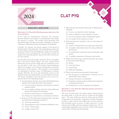 PW CLAT & AILET 14 Previous Years Solved Papers (2020-2026) Yearwise with Detailed Explanation For 2027 Exam