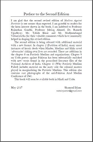 Muslims Against Partition of India — Revisiting the legacy of patriotic Muslims