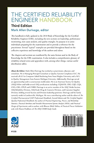The Certified Reliability Engineer Handbook