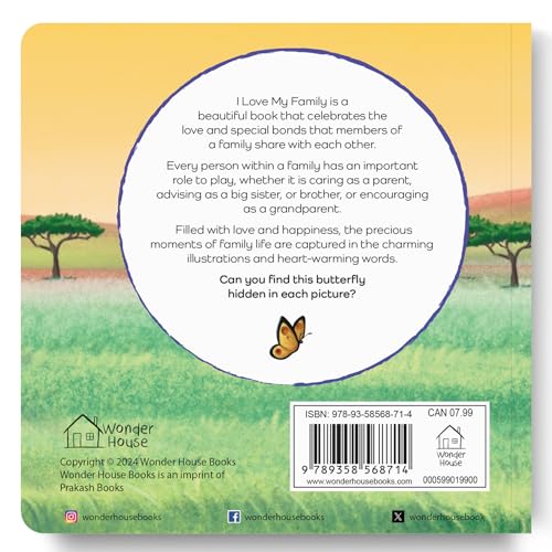 I Love My Family – A Heartwarming Illustrated Board Book For Kids | Celebrate Love, Togetherness & Everyday Moments With Parents, Siblings & ... 2–6 Years (I Love You Picture Book Series)