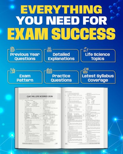 VEDPREP CUET-PG Life Science Solved Papers 2015–2026| Previous Year Questions with Detailed Solutions | COMMON UNIVERSITY ENTRANCE TEST | As Per Latest CUET-PG Syllabus | Second Edition 2026 |
