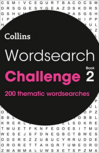 Collins Wordsearches — WORDSEARCH CHALLENGE BOOK 2: 200 themed wordsearch puzzles book cover