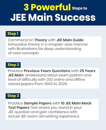 MTG 25 Years (2026-2002) JEE MAIN PYQ Book | 202 Chapter-wise & Topic-wise Previous Years Solved Papers Physics For 2027 Exam | Based on New Syllabus ... Analysis & Concept Repetition Tracker