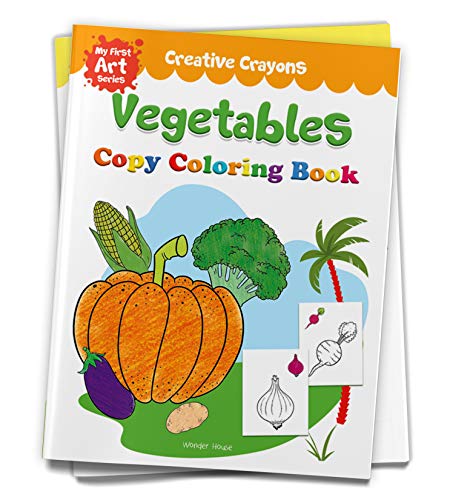 Colouring Book of Vegetables: Creative Crayons Series - Crayon Copy Colour Books book cover