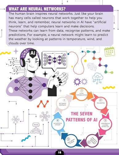 Artificial Intelligence Activity Book for Kids Age 7+ | My Journey into Artificial Intelligence | Fun & Educational Activities about AI, Computers, Machine Learning, Robots, and Voice Assistants