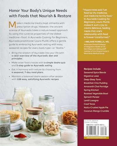 Ayurveda Cooking for Beginners: An Ayurvedic Cookbook to Balance and Heal