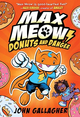 Max Meow Book 2: Donuts and Danger book cover