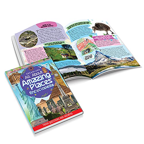Amazing Places Encyclopedia for Children Age 5–15 Years | Illustrated Geography Book with Fun Facts, Trivia Questions & Answers | Learn About Famous Landmarks, Natural Wonders, Countries, Continents, Oceans & World Monuments