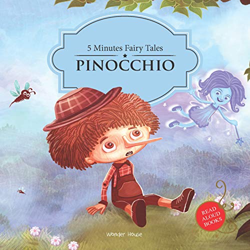 5 Minutes Fairy tales Pinocchio: Abridged Fairy Tales For Children (Abridged and Retold) book cover