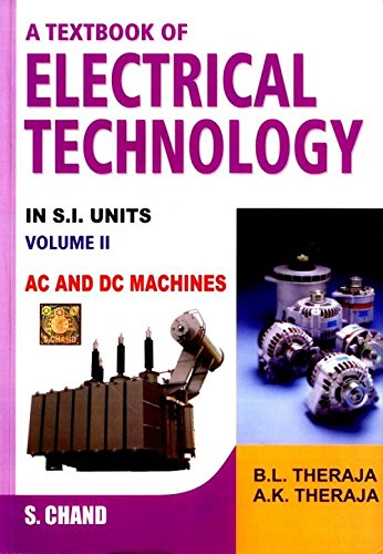 Textbook Of Electrical Technology : Ac And Dc Machines (volume - 2) by B L Theraja book cover