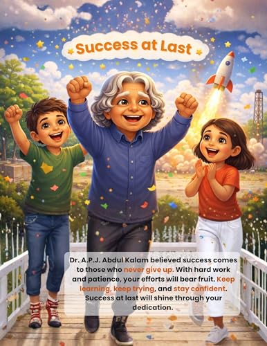 Dr A.P.J. Abdul Kalam for Kids – Inspiring Illustrated Biography Book for Children | Motivational Stories, STEM Learning & Moral Values | Early Educational Gift Book | English Edition
