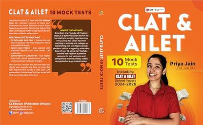 GKP CLAT 2027 Mock Tests Book | 10 Full-Length Practice Papers | CLAT 2024–2026 Fully Solved Question Papers | Law Entrance Exam Preparation Guide