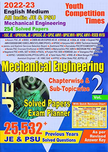 (ENGLISH MEDIUM) JE Mechanical Engineering Chapterwise & Sub-Topicwise Solved Paper Vol-2