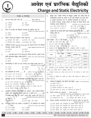 Electrician Trade: Ramban 4.0 [Hindi Edition] (16500+ Objective Questions Summary, All India Exam Solved Papers) useful for All Electrician Trade Competitive Exams in India.
