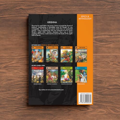 Krishna – Tales from Indian Mythology | Illustrated Storybook for Children | Comic Book Set for Beginners & Early Readers | Amar Chitra Katha