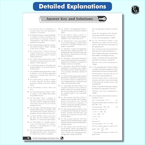 PW 30 AFCAT Previous Years' Solved Papers (2025 - 2011) with August 2025 Paper For Flying, Technical & Ground Duty (Non-Technical) Branches 2026 Exam | PYQs | 10 Practice Sets