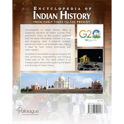 Encyclopedia of Indian History: A Fascinating Journey Through Ancient, Medieval & Modern India | Comprehensive Historical Reference Book For kids 10+