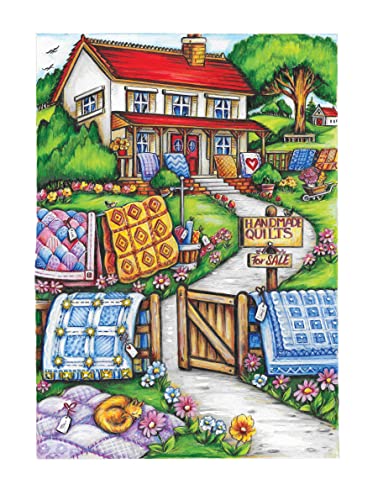 Creative Haven Village Charm Coloring Book