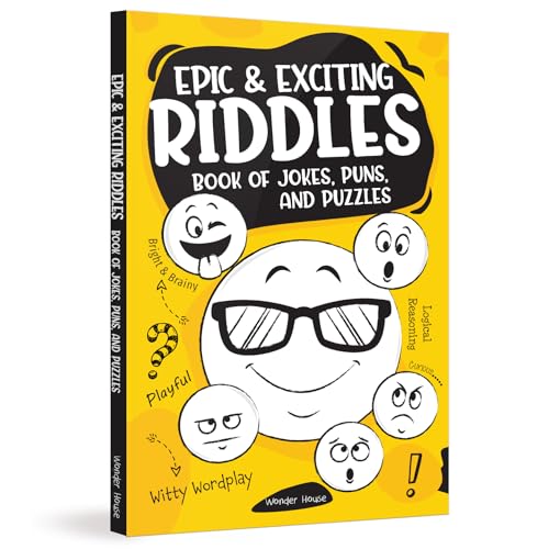 Epic and Exciting Riddles Book of Jokes, Puns, and Puzzles