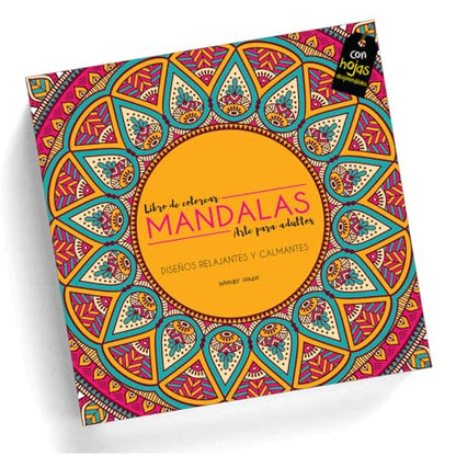 Adult Colouring Books Mandala Art for Adults - Spanish