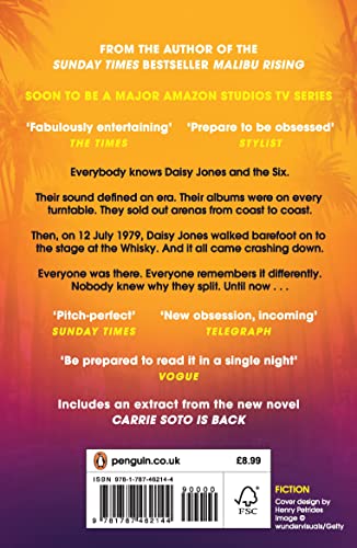 Daisy Jones and The Six: The Sunday Times Bestseller