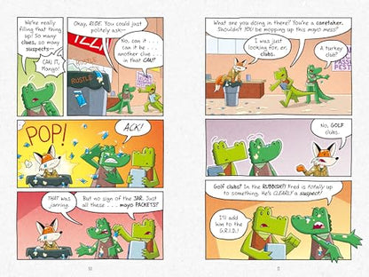 InvestiGators: Case Files: The Laugh-Out-Loud Solve-Along Comic Book Adventure!