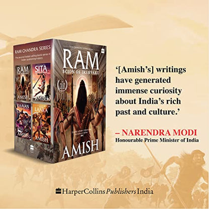 The Ram Chandra Series Boxset of 4 Books (Perfect Gift for this Festive Season) : Ram - Scion of Ikshvaku, Sita : Warrior of Mithila, Raavan : Enemy of Aryavarta, War of Lanka