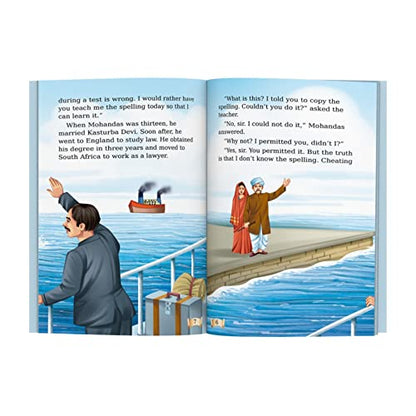 Story Books for Kids (Set of 5 Books) (Illustrated) - Indian Freedom Fighters - Biographies for Children - 6 Years to 10 Years Old - Gandhi, Patel, Nehru, Subhash Chandra Bose, Bhagat Singh