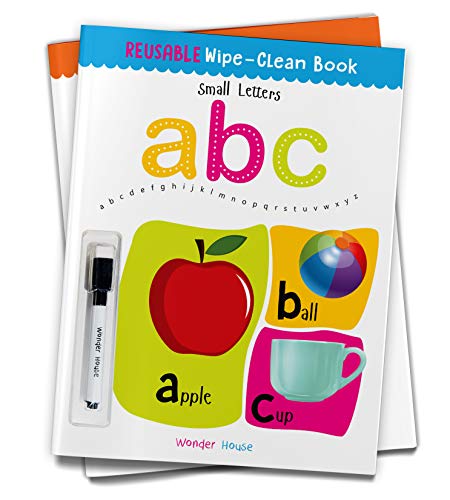Reusable Wipe And Clean Book - Small Letters : Write And Practice Small Letters book cover