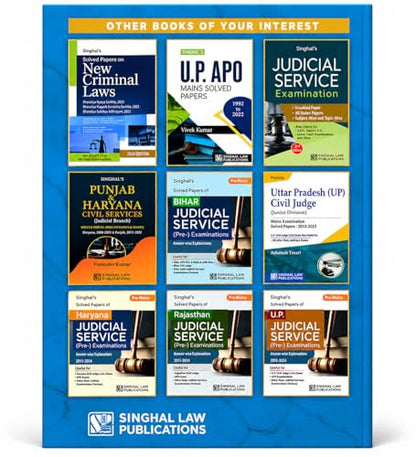 Singhal’s Civil Procedure Code, 1908 & Limitation Act, 1963 MCQs Book | 1800+ Multiple Choice Questions with Case Laws | Subject-wise & Topic-wise ... Judiciary, APO, PCS-J & Law Entrance Exams)
