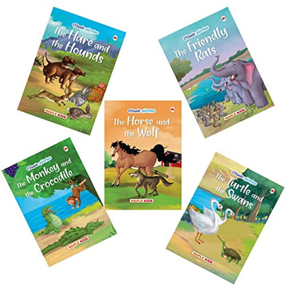 Story Books for Kids - Classic Stories (Illustrated) (Set of 10 Books) - Moral Stories - English Short Stories with Colourful Pictures - Bedtime Children Story Book - 3 Years to 10 Years Old Children - Read Aloud to Infants, Toddlers