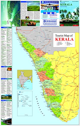Discover Kerala - A Travel Map (First Edition, 2019)