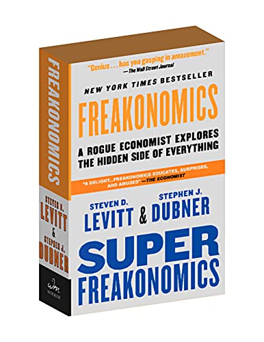 Freakonomics Box Set (Set of 2 Books) : Freakonomics , Superfreakonomics book cover