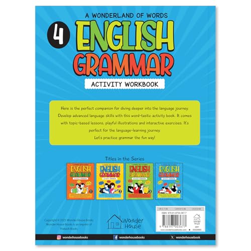 A Wonderland Of Words | English Grammar - Level 4 Activity Workbook