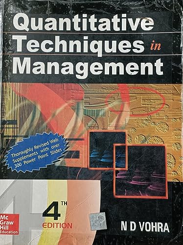 Quantitative Techniques in Management book cover