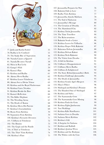 365 Krishna Stories: Tales of Lord Krishna’s Miracles, Wisdom & Devotion | Inspiring Hindu Stories for Kids & Families | Illustrated Storybook from the Bhagavad Gita & Puranas | Ages 8+