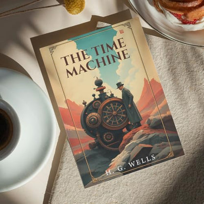 The Time Machine By H G Wells [Premium Paperback] Fiction books | Classic Literature Books & Novels | Science fiction books for teenagers | Classic books | English Novels | Story books for kids 12-15