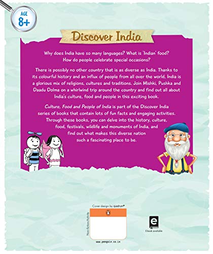 Discover India: Culture, Food and People: Full of Fun Facts and Activities | Coloured Illustrations | Perfect for Home and School Libraries | Ages 8+