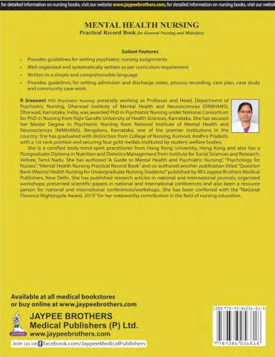 Mental Health Nursing Practical Record Book for General Nursing and Midwifery (GNM) | Complete Clinical Logbook for Psychiatric Nursing Assignments, Care Plan, Case Study and Process Recording