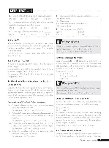 MTG Mathematics (IMO) Olympiad Prep Guide Class 8 | Detailed Theory, Exercise with Self Test For Practice | SOF Olympiad Books For Exam 2026-27 (Useful For Level-1 & 2)